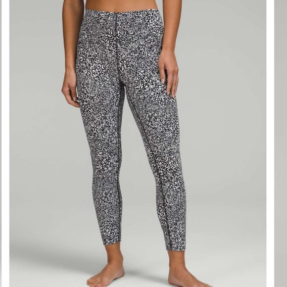 lululemon athletica Pants - lululemon athletica Black and White Patterned Leggings